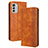 Coque Portefeuille Livre Cuir Etui Clapet BY4 pour Nokia G60 5G Marron