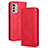 Coque Portefeuille Livre Cuir Etui Clapet BY4 pour Nokia G60 5G Rouge