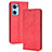 Coque Portefeuille Livre Cuir Etui Clapet BY4 pour OnePlus Nord CE 2 5G Rouge