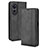 Coque Portefeuille Livre Cuir Etui Clapet BY4 pour Oppo A1x 5G Noir