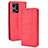 Coque Portefeuille Livre Cuir Etui Clapet BY4 pour Oppo F21 Pro 4G Rouge