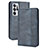 Coque Portefeuille Livre Cuir Etui Clapet BY4 pour Oppo Find N 5G Bleu