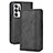 Coque Portefeuille Livre Cuir Etui Clapet BY4 pour Oppo Find N 5G Noir