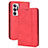 Coque Portefeuille Livre Cuir Etui Clapet BY4 pour Oppo Find N 5G Rouge