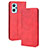 Coque Portefeuille Livre Cuir Etui Clapet BY4 pour Oppo K10 4G Rouge