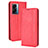 Coque Portefeuille Livre Cuir Etui Clapet BY4 pour Oppo K10 5G India Rouge