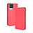 Coque Portefeuille Livre Cuir Etui Clapet BY4 pour Realme 8 4G Rouge