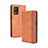 Coque Portefeuille Livre Cuir Etui Clapet BY4 pour Realme 9 5G India Marron