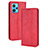 Coque Portefeuille Livre Cuir Etui Clapet BY4 pour Realme 9 5G Rouge