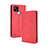 Coque Portefeuille Livre Cuir Etui Clapet BY4 pour Realme C21 Rouge