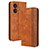 Coque Portefeuille Livre Cuir Etui Clapet BY4 pour Realme GT Neo5 SE 5G Marron