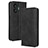 Coque Portefeuille Livre Cuir Etui Clapet BY4 pour Realme GT Neo5 SE 5G Noir