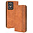 Coque Portefeuille Livre Cuir Etui Clapet BY4 pour Realme GT2 Master Explorer Marron