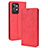 Coque Portefeuille Livre Cuir Etui Clapet BY4 pour Realme GT2 Pro 5G Rouge