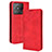 Coque Portefeuille Livre Cuir Etui Clapet BY4 pour Realme Narzo 50A Rouge