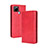 Coque Portefeuille Livre Cuir Etui Clapet BY4 pour Realme Q2i 5G Rouge