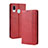 Coque Portefeuille Livre Cuir Etui Clapet BY4 pour Samsung Galaxy A20 Rouge