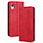 Coque Portefeuille Livre Cuir Etui Clapet BY4 pour Samsung Galaxy A23s Rouge