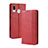 Coque Portefeuille Livre Cuir Etui Clapet BY4 pour Samsung Galaxy A30 Rouge