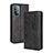 Coque Portefeuille Livre Cuir Etui Clapet BY4 pour Samsung Galaxy A72 5G Noir