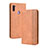 Coque Portefeuille Livre Cuir Etui Clapet BY4 pour Samsung Galaxy M11 Marron