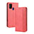 Coque Portefeuille Livre Cuir Etui Clapet BY4 pour Samsung Galaxy M21s Rouge