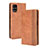 Coque Portefeuille Livre Cuir Etui Clapet BY4 pour Samsung Galaxy M31s Marron