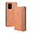 Coque Portefeuille Livre Cuir Etui Clapet BY4 pour Samsung Galaxy M80S Marron