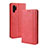 Coque Portefeuille Livre Cuir Etui Clapet BY4 pour Samsung Galaxy Note 10 Plus 5G Rouge