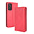 Coque Portefeuille Livre Cuir Etui Clapet BY4 pour Samsung Galaxy Quantum4 5G Rouge