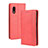 Coque Portefeuille Livre Cuir Etui Clapet BY4 pour Samsung Galaxy XCover Pro Rouge