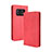 Coque Portefeuille Livre Cuir Etui Clapet BY4 pour Sharp Aquos R6 Rouge