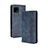 Coque Portefeuille Livre Cuir Etui Clapet BY4 pour Sharp Aquos Sense4 Basic Bleu