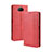 Coque Portefeuille Livre Cuir Etui Clapet BY4 pour Sony Xperia 8 Rouge