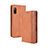 Coque Portefeuille Livre Cuir Etui Clapet BY4 pour Sony Xperia Ace II Marron