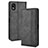 Coque Portefeuille Livre Cuir Etui Clapet BY4 pour Sony Xperia Ace III SO-53C Noir