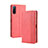 Coque Portefeuille Livre Cuir Etui Clapet BY4 pour Sony Xperia L4 Rouge