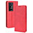 Coque Portefeuille Livre Cuir Etui Clapet BY4 pour Vivo X70 Pro+ Plus 5G Rouge