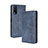 Coque Portefeuille Livre Cuir Etui Clapet BY4 pour Vivo Y20a Bleu