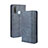 Coque Portefeuille Livre Cuir Etui Clapet BY4 pour Vivo Y5s Bleu