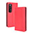 Coque Portefeuille Livre Cuir Etui Clapet BY4 pour Xiaomi Mi 10S 5G Rouge