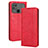 Coque Portefeuille Livre Cuir Etui Clapet BY4 pour Xiaomi Poco C40 Rouge