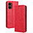 Coque Portefeuille Livre Cuir Etui Clapet BY4 pour Xiaomi Poco M4 5G Rouge