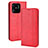 Coque Portefeuille Livre Cuir Etui Clapet BY4 pour Xiaomi Redmi 10 Power Rouge