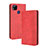 Coque Portefeuille Livre Cuir Etui Clapet BY4 pour Xiaomi Redmi 9C NFC Rouge