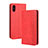 Coque Portefeuille Livre Cuir Etui Clapet BY4 pour Xiaomi Redmi 9i Rouge