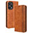 Coque Portefeuille Livre Cuir Etui Clapet BY4 pour Xiaomi Redmi Note 12 Turbo 5G Marron