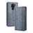 Coque Portefeuille Livre Cuir Etui Clapet BY4 pour Xiaomi Redmi Note 9 Bleu