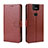 Coque Portefeuille Livre Cuir Etui Clapet BY5 pour Asus Zenfone 6 ZS630KL Marron