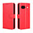 Coque Portefeuille Livre Cuir Etui Clapet BY5 pour Google Pixel 8a 5G Rouge